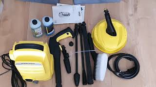 How to use Karcher K2 Compact Pressure Washer [upl. by Gustaf957]