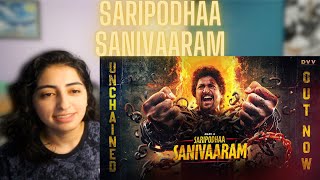 Saripodhaa Sanivaaram REACTION  Nani 31 Unchained  Priyanka Mohan  Vivek Athreya  DVV [upl. by Malissia427]