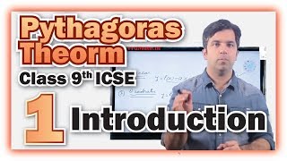 Pythagoras Theorem Class 9 Part 1  Pythagoras Formula in Hindi  Trumath [upl. by Liliane474]