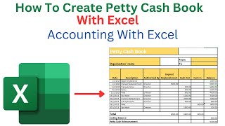 How to Create Petty Cash Book With Excel Accounting with Excel Accounting [upl. by Skricki]