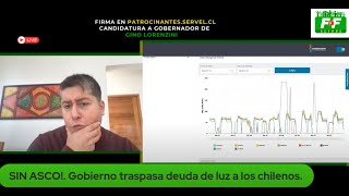 Desayúnate con Gino 4 días x 25000 firmas Deuda Luz Boric paga 58 en intereses USUREROS [upl. by Ezechiel]