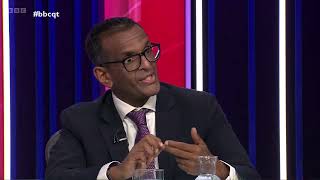 Anand Menon on BBC Question Time The cost of living and Brexit [upl. by Coop]