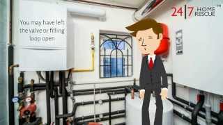 How do I bring down my boiler pressure  Boiler Cover  247 Home Rescue [upl. by Eerolam823]