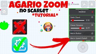 TUTORIAL AGARIO ZOOM MOD WITHOUT SCARLET NEW METHOD SIDELOADLY PCIOS AGARIO MOBILE [upl. by Fanni]