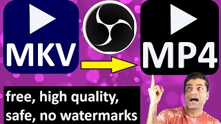 How To Convert MKV To MP4 OBS [upl. by Julee921]