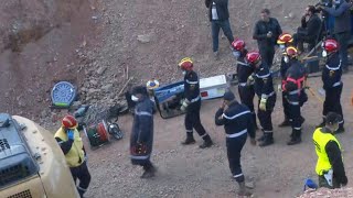 Rescuers enter tunnel to free Moroccan boy trapped in well  AFP [upl. by Shull]