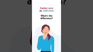 Canker sore vs cold sore Whats the difference [upl. by Leupold]