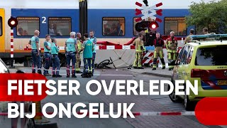 15082023 Overveen  ongeluk op spoorwegovergang [upl. by Oigres]