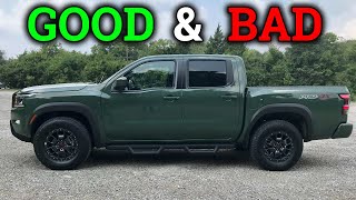 The GOOD amp BAD About the NEW 2022 Nissan Frontier [upl. by Marji263]