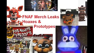 The WEIRDEST FNAF Merch Hoaxes and Prototypes  Five Nights at Freddys Toys Merch Review Funko [upl. by Kantor930]