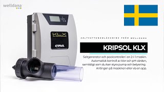 Kripsol KLX Saltgenerator och poolcontroller SE 2022 by Welldana [upl. by Lanos]