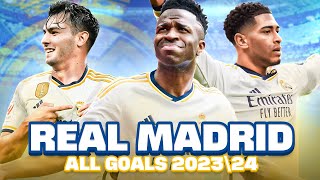 ¡TODOS los GOLES del REAL MADRID en la temporada 202324 [upl. by Galang]