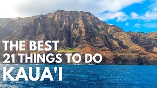 21 Things to Do Around Kauai Hawaii  Two residents share their favorite things to do on Kauai [upl. by Chernow875]