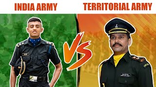 Indian Army Vs Territorial Army  Differences Between Army amp TA  How to Join Eligibility Training [upl. by Seilenna]