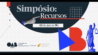 SIMPÓSIO RECURSOS [upl. by Verina]