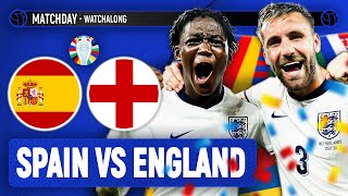 Spain 21 England LIVE STREAM WatchAlong  EURO 2024 Final [upl. by Ahcim]