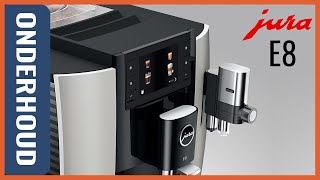 Melkreiniging Jura E8 EC  Schoonmaak Cappuccinatore [upl. by Ramar]