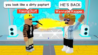 RAP BATTLING as a ROBLOX RAP GOD [upl. by Oniotna]