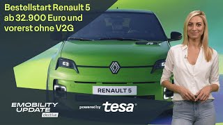 Bestellstart Renault 5 ETech  AudiSAICKooperation  BYDFertigung in Türkei  eMobility Update [upl. by Irep]