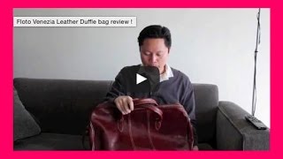 Floto Venezia Leather Duffle bag review [upl. by Trauner]