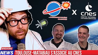 TOULOUSE MATABIAU ft CnesFrance  Nous envoyons vos rêves dans lespace [upl. by Okoy]