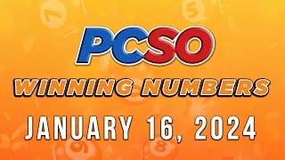 P49M Jackpot Ultra Lotto 658 2D 3D 6D Lotto 642 and Super Lotto 649  January 17 2024 [upl. by Carlick616]