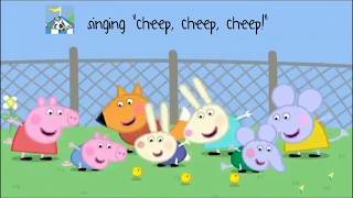 Peppa Pig Song  A Little Chick Song with lyrics [upl. by Odnomyar]