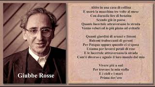 Franco Battiato  Giubbe Rosse CON TESTO [upl. by Pelaga]