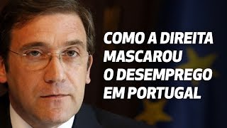 Como a direita mascarou o desemprego em Portugal [upl. by Kennith]