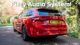 Skoda Octavia iV Estate audio review Worth upgrading to the Canton system  TotallyEV [upl. by Laira]