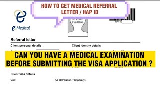 MEDICAL EXAMINATION BEFORE you apply for Australian visa MedicalExamination HapID [upl. by Primrose]