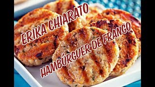 Hambúrguer de Frango LowCarb [upl. by Ailelc]