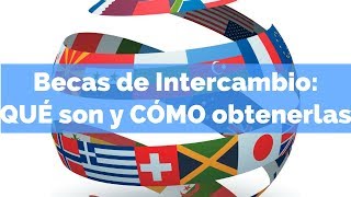 Becas de intercambio al exterior QUÉ  DÓNDE y CÓMO [upl. by Aikkan394]