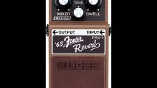 Boss FRV 1 63 Fender Spring Reverb Pedal  PMT [upl. by Evangelia]