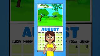 Months To Remember Shorts kidssongs toddlersongs learningstation [upl. by Asusej836]