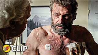 Logan Wakes Up in a Clinic Scene  Logan 2017 Movie Clip HD 4K [upl. by Inittirb862]