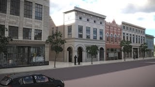 Downtown Hattiesburg 3D Tour [upl. by Kurr]