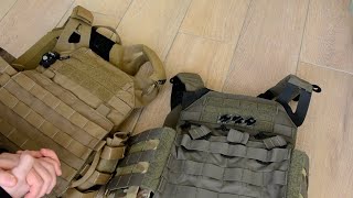 Порівняння полегшених бронежилетів Crye Precision Jumpable Plate Carrier vs JPC20 Hornet Airsoft [upl. by Marduk98]