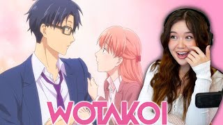 AN OFFICE ROMANCE  Wotakoi Love is Hard for Otaku Episode 1 REACTION [upl. by Eemla]