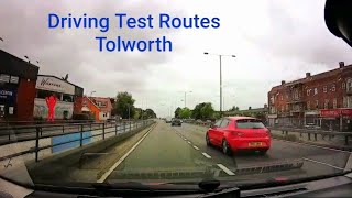 Driving Test Routes  Tolworth [upl. by Griffin]