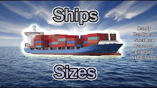 Ship Size Comparison  Handy suezmax ulcc  DWT TEUs Draft [upl. by Georges]