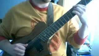 Giant Steps  8 String GuitarBass [upl. by Etnud827]