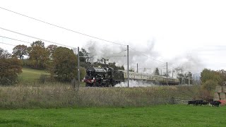 ‘The Lickey Incline’ 7029 Clun Castle 20th November 2021 [upl. by Aneles159]