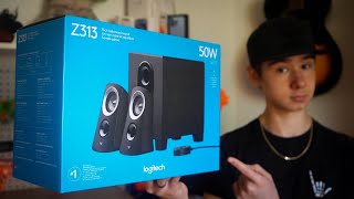 Best budget speakers under 50 dollars Logitech Z313 speakers Review [upl. by Anaugahs]