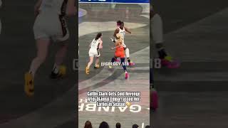 Caitlin Clark Gets Cold On DiJonai😳 caitlinclark wnba basketball [upl. by Woermer]