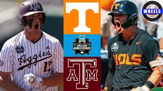 1 Tennessee v 3 Texas AampM INTENSE  Finals Game 2  College World Series  2024 College Baseball [upl. by Togram]