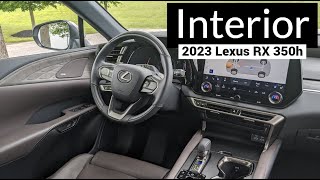 2023 Lexus RX 350h Interior  Detailed Walkthrough [upl. by Rehtul449]