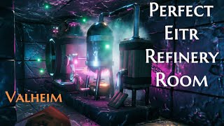 Perfect Eitr Refinery Room  Valheim [upl. by Nirrok412]