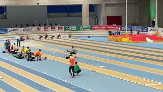 Marcell Jacobs vince i 60m ai campionati italiani indoor 2022 di Ancona con 6”55 [upl. by Gratt]