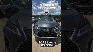 Certified PreOwned 2022 Lexus RX 350L [upl. by Bertine]